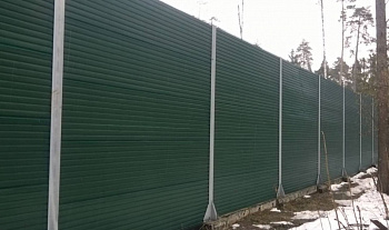 Шумопоглощающий забор для загородного участка